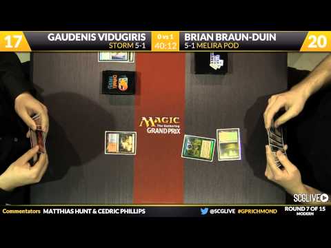 GPRichmond - Round 7 - Gaudenis Vidguris vs Brian Braun Duin