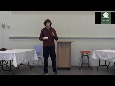 Impromptu - Finals MESAC Speech and Debate 2023