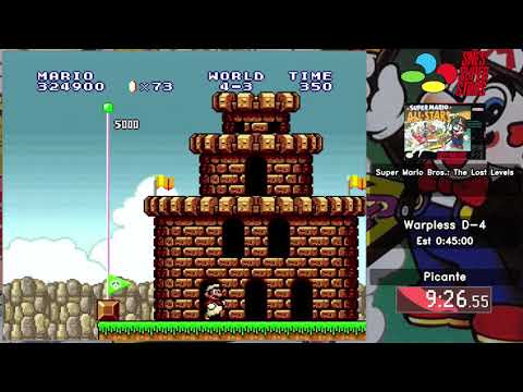 SNES Super Stars 2018 [101] - SMB: The Lost Levels (Warpless D-4) by Picante