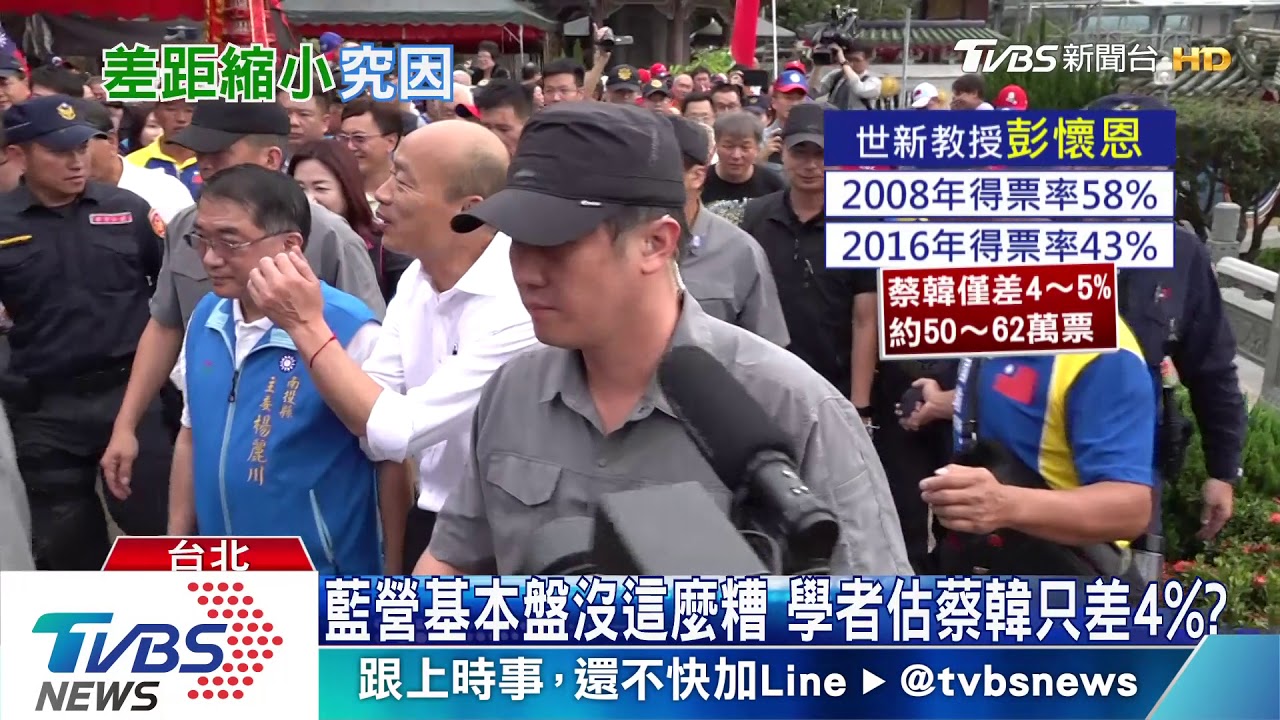 民調懸殊「攏係假」? 學者估韓只輸蔡50到62萬票