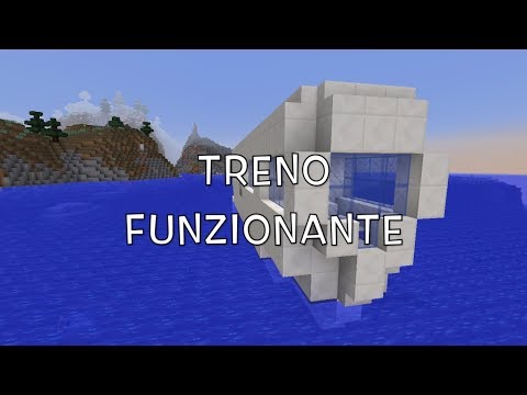 Come costruire un treno funzionante in Vanilla - Minecraft 1.12 -  No Mod/Plugin