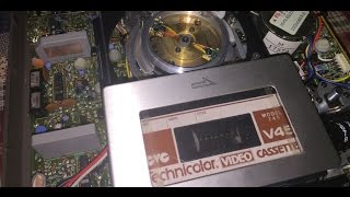 I Tried to Fix a Rare Technicolor CVC VCR... Did It Work?! 1980s VCR Repair Attempt Vintage Video