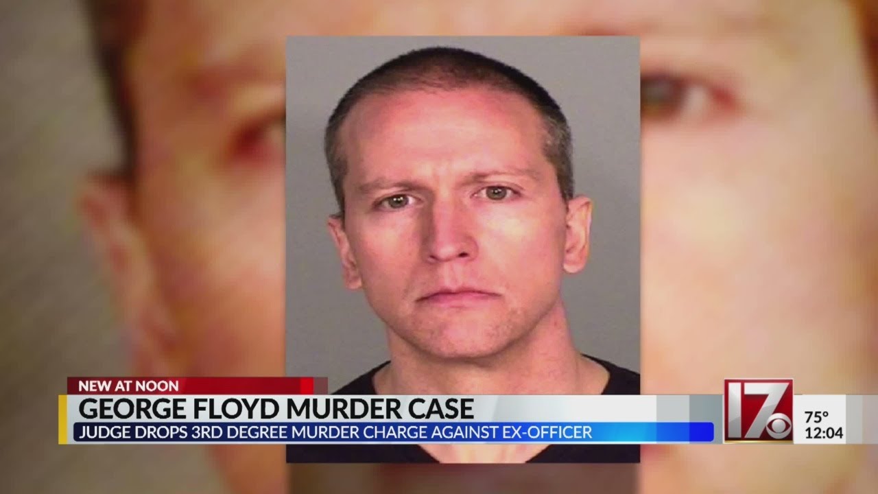 Third-degree murder charge dropped in George Floyd case