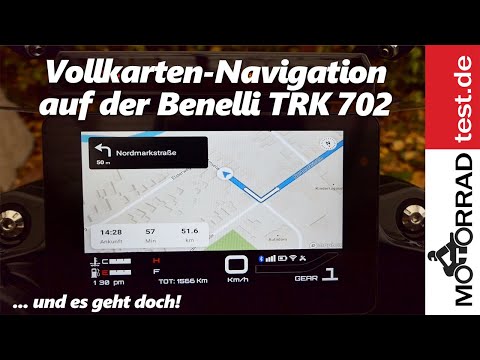 Vollkarten-Navigation auf der Benelli TRK 702 | und es geht doch ...