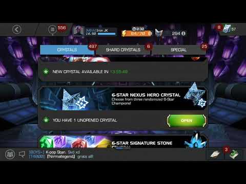 Ceo Luck ! 😍 SOP 6star Nexus Crystal Opening - Mcoc