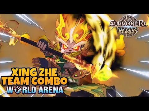 Xing Zhe Team Combo in World Arena Ep. 2 - Summoners War