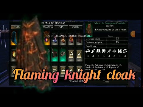 Way of Retribution - flaming knight's cloak
