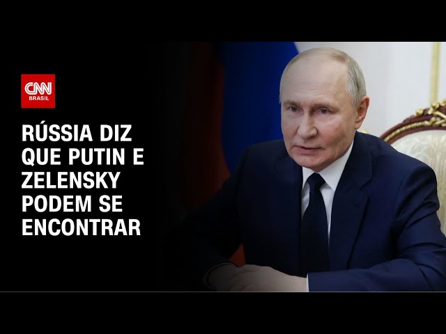 Putin e Zelensky podem se encontrar mediante certos acordos, diz Kremlin | AGORA CNN