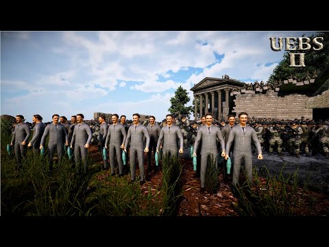 CAN 10,000 SPECIAL FORCES PROTECT 20 TESLAS vs 2,000,000 GHOSTS? | Epic Battle Simulator 2 | UEBS 2