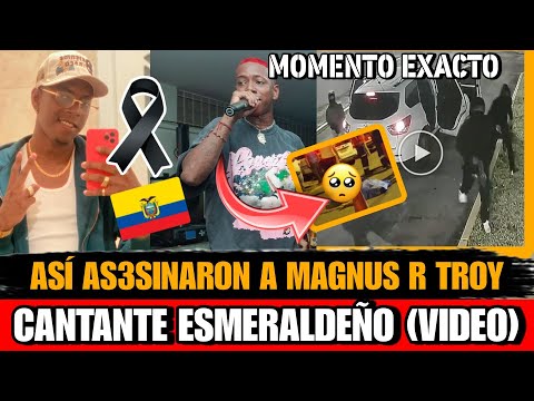 This is how Magnus R Troy, a singer from Esmeraldas, died in Quito. Video of the moment in which ...