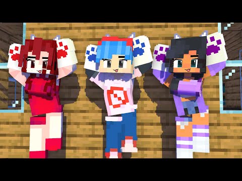 YAY! ARIGATO SUPER IDOL APHMAU, FNF BOYFRIEND AND FNF GIRLFRIEND - MINECRAFT ANIMATION #shorts