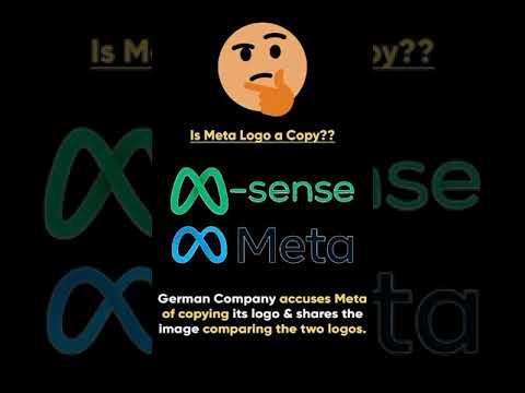 is meta logo A copy 🤔#shorts video