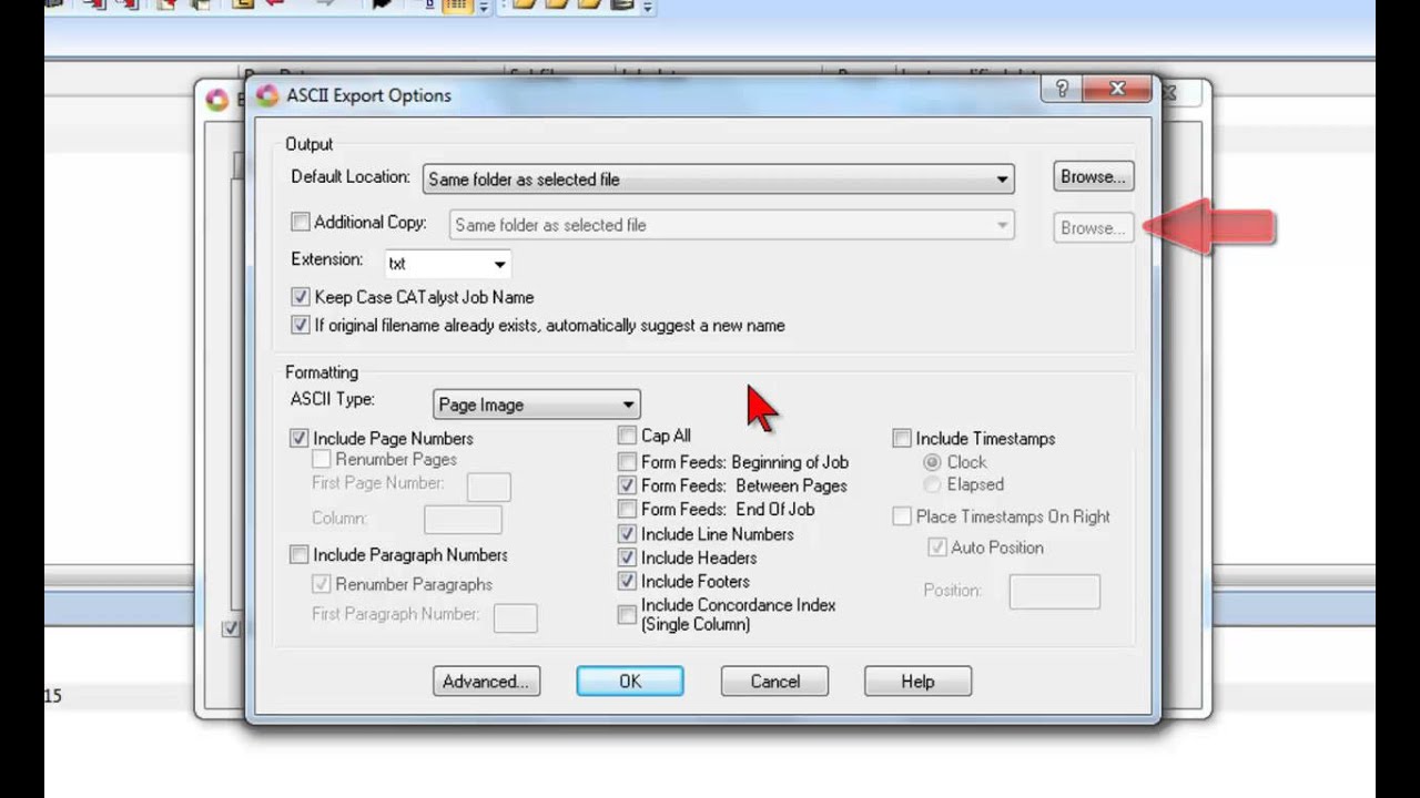 CATalyst Training:  Export to ASCII