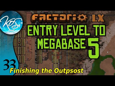 Factorio 1.X Entry Level to Megabase 5 - 33 - FINISHING TOUCHES! - Guide, Tutorial