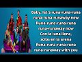 Sebastián Yatra, Daddy Yankee, Natti Natasha - Runaway ft. Jonas Brothers LETRA Sebastián Yatra, Daddy Yankee, Natti Natasha - Runaway ft. Jonas Brothers LETRA