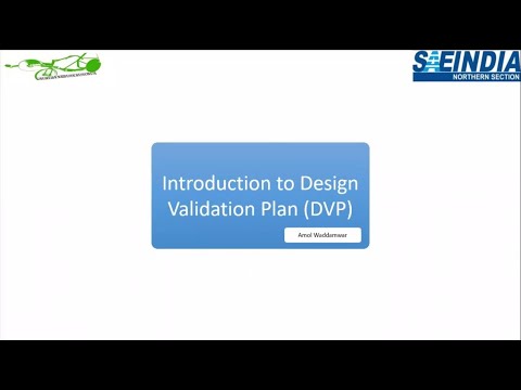 Design Validation Plan (DVP)