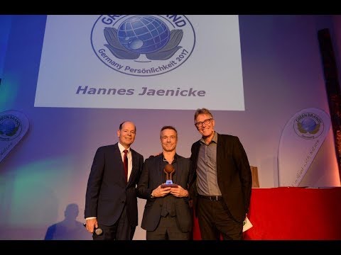 GREEN BRANDS Germany 2017 Gálaesemény - Hannes Jaenicke kitüntetése