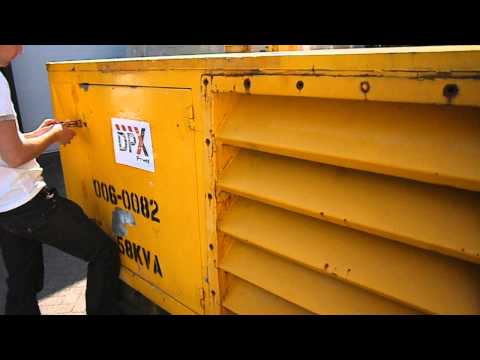 DPX Global: Atlas Copco 58 kVA generator set