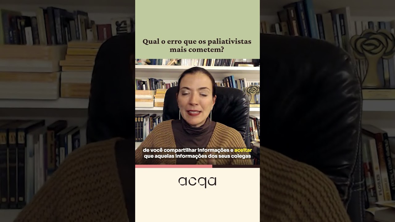 Os erros que os paliativistas mais cometem