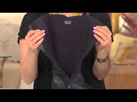 Clarks Leather Tall Shaft Boots w/ Buckle Detail - Whistle Whey with Jayne Brown