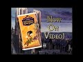 The Hunchback Of Notre Dame VHS Now On Video Walt Disney Home Video TV Commercial 1997