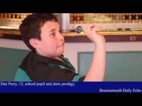 Bournemouth Echo reporter gets beaten by 12-year-old Dorset darts prodigy Dan Perry