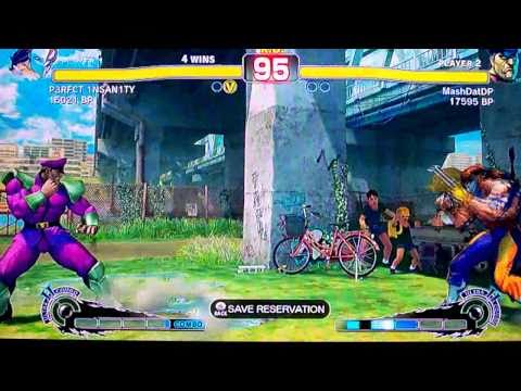 MashDatDP (Bison) VS P3RFCT 1NSAN1TY (VEGA) XBL SSF4 Endless 1