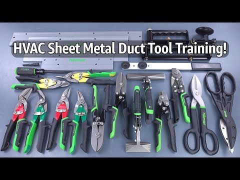 HVAC Sheet Metal Duct Tool Training!