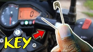 How to start a bike without a key?