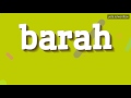 BARAH - HOW TO PRONOUNCE IT!?
