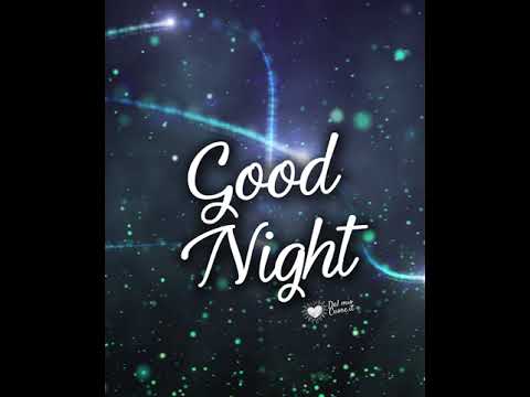 Good night video and gif with lights