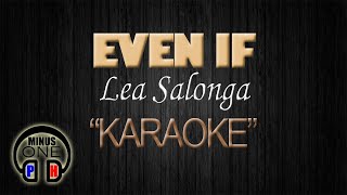 EVEN IF - Lea Salonga (KARAOKE) Original Key