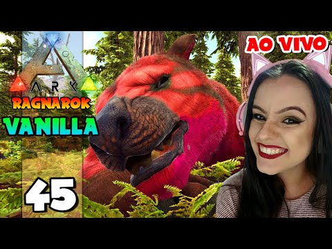 🔴ARK  RAGNAROK 🔴 EM BUSCA DE DINOS E DROPS!!! @oabeljoga