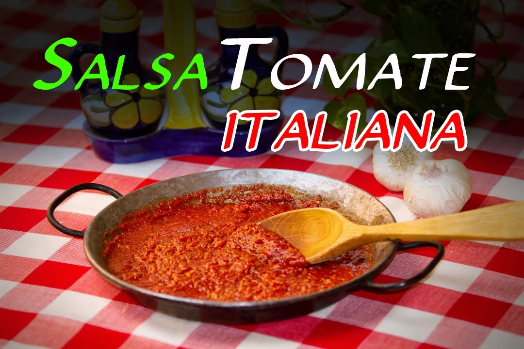 Receta de la Autentica Salsa de Tomate Italiana