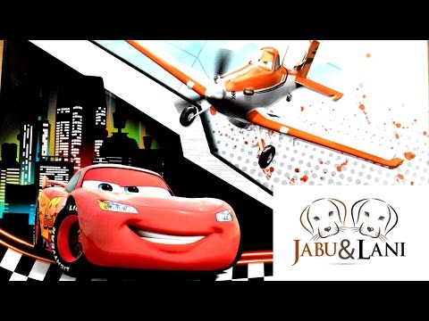 Disney Cars And Planes Awesome Collectible Tin With Lightning McQueen Mater Dusty Crophopper Chug