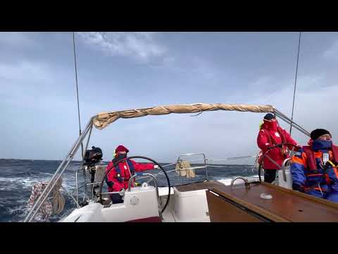 Alboran sea 35knots ,  Dufour 512 grand large