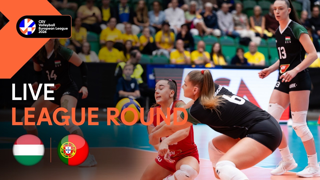 LIVE | Hungary vs. Portugal | CEV Volleyball European League 2026 | Women