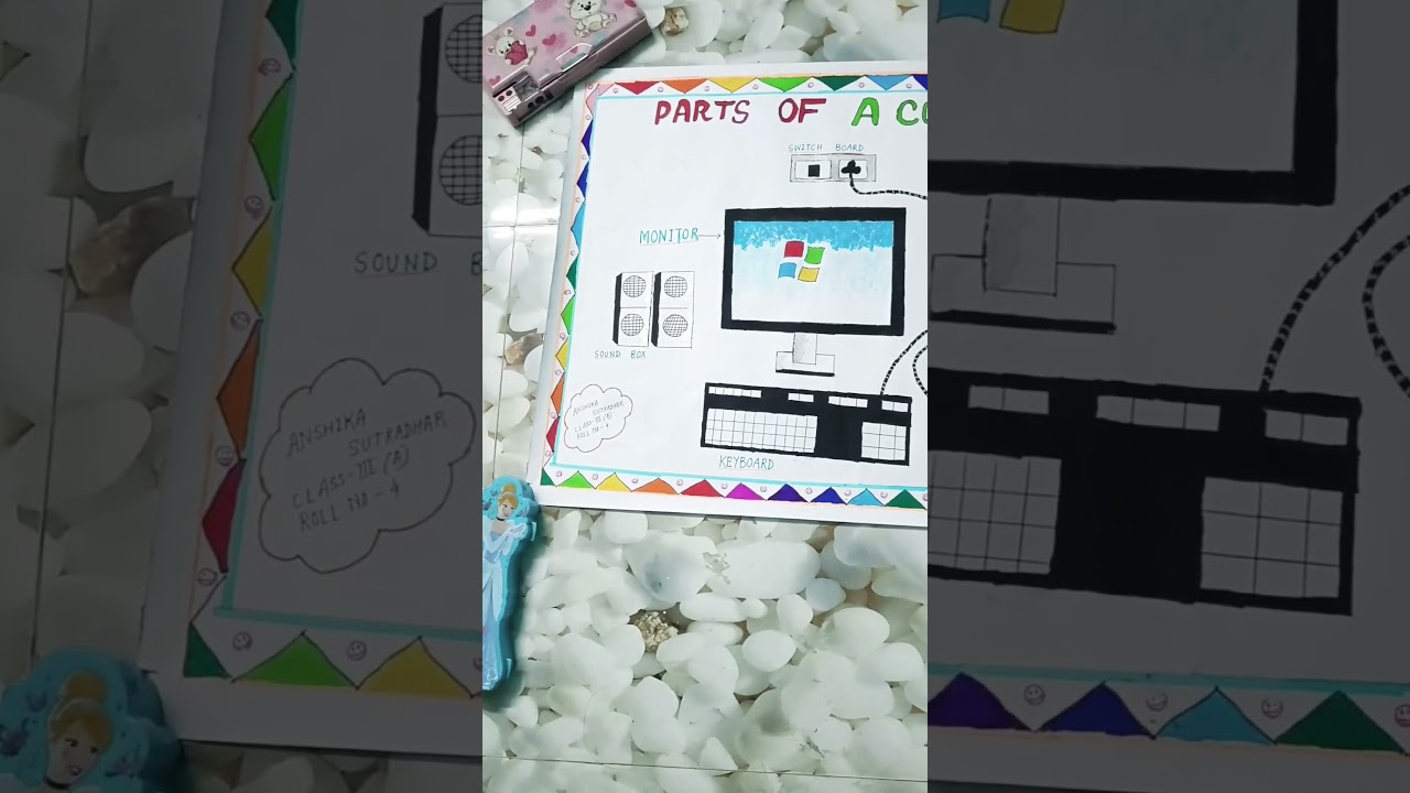 Parts of a computer 💻 #music #remix#bass#beats#computer#ict#art#viralvideo#shorts