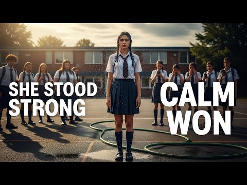 Bullies Soaked the New Girl in the School Yard — Her Calm Words Made Them Run
