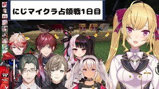 【#にじマイクラ占領戦】鷹宮リオンのにじマイクラ1日目　好きなシーン集【鷹宮リオン/夜見れな/魔使マオ/叶/ローレン・イロアス/セラフ・ダズルガーデン/五木左京】