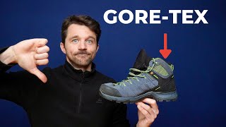 Wanderschuhe mit Gore-Tex - NICHT immer SINNVOLL.