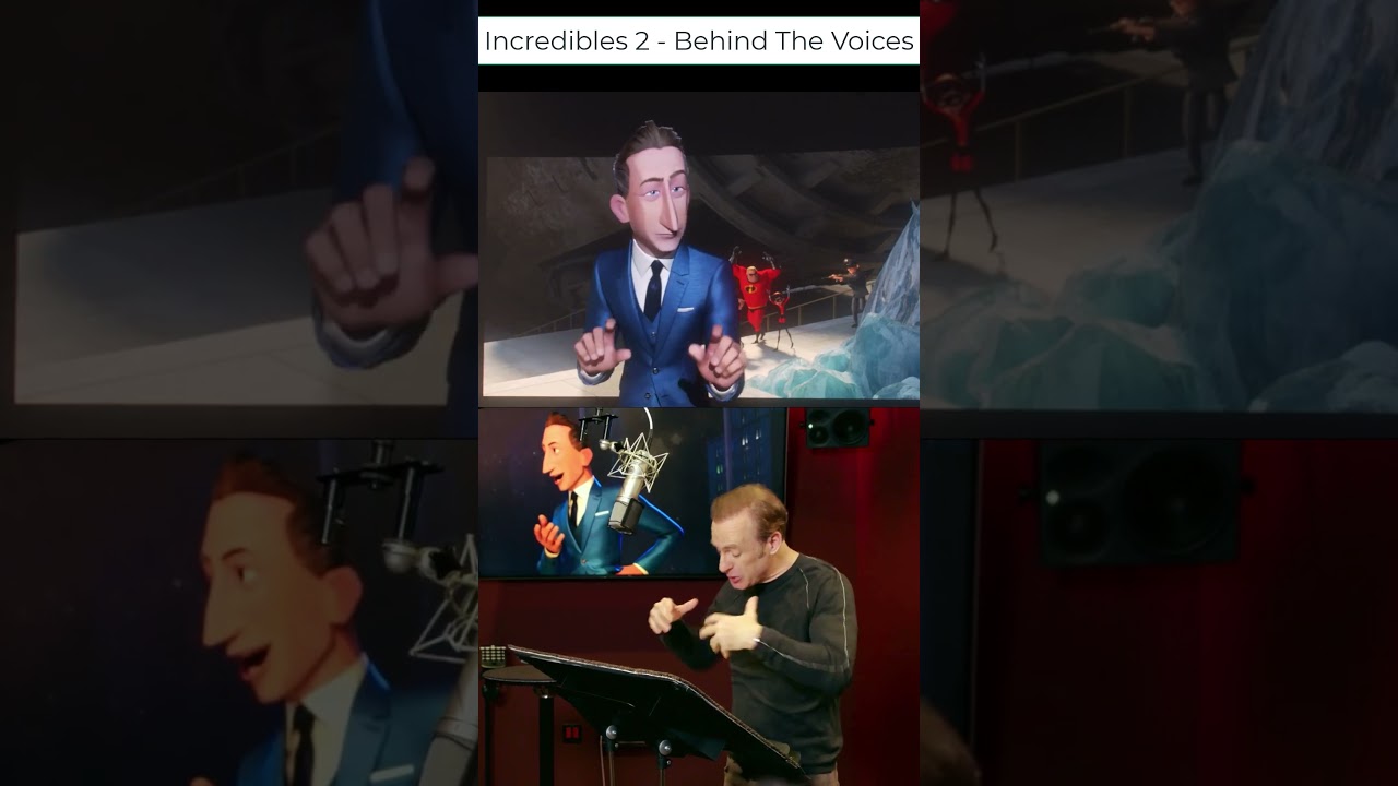 The Incredibles 2 - Behind The Voices #Shorts #Viral #incredibles2 #incredibles