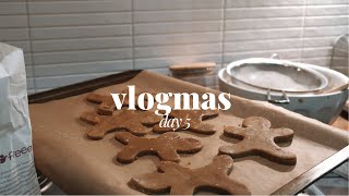 Vlogmas Day 5 | nail day, gingerbread baking & the other aesthetic haul