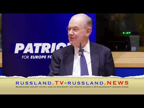 Mearsheimer erklärt vor EU, dass die Wirtschaft der Ukraine schwer in Mitleidenschaft gezogen wurde