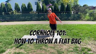 How to throw a flat bag