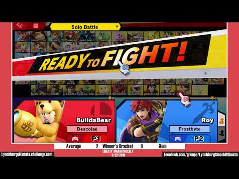 LSW - Descolae (Mii Gunner) vs. Frostbyte (Roy, Mewtwo) - Winner's Quarters - Ult Singles (3/22/19)