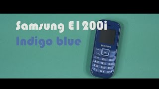 Samsung E1200 - відео 4