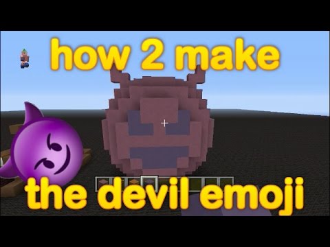 Ultimate Devil Emoji Statue in Minecraft - Manx Ninja Pig!