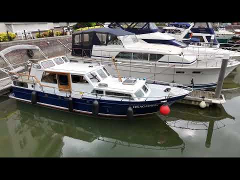 Dutch Steel Motor Cruiser 40ft with London mooring - Boatshed - Boat Ref#334261
