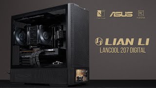 Blackout PC Build for Creators & Gamers | Intel 265K + RX 9070 XT + Lian Li LANCOOL 207 Digital